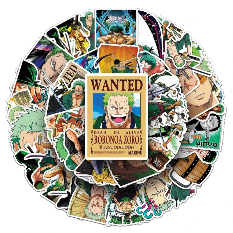 Roronoa Zoro Stickers 10/30/50pcs - Image 3