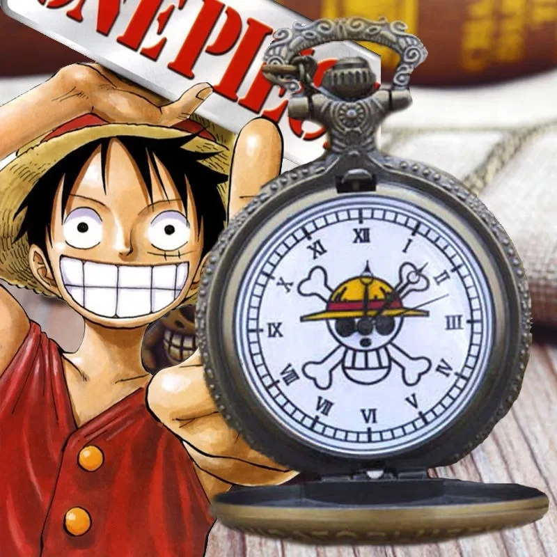 One Piece Retro Flip Pocket Watch - Image 2