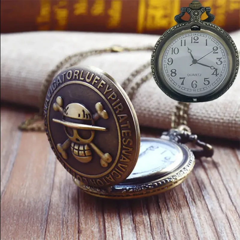 One Piece Retro Flip Pocket Watch - Image 6