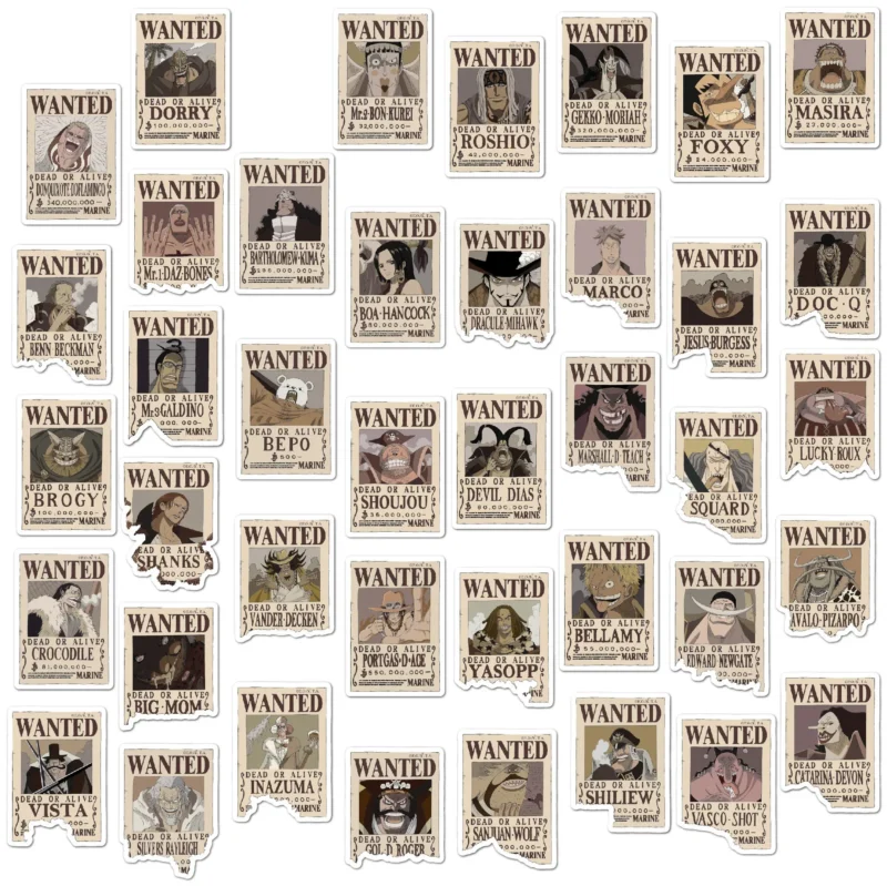One Piece Stickers 80/100pcs - Image 3