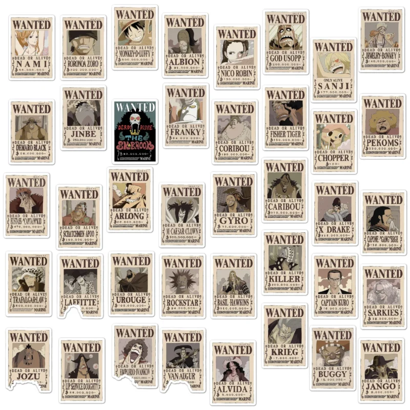 One Piece Stickers 80/100pcs - Image 2
