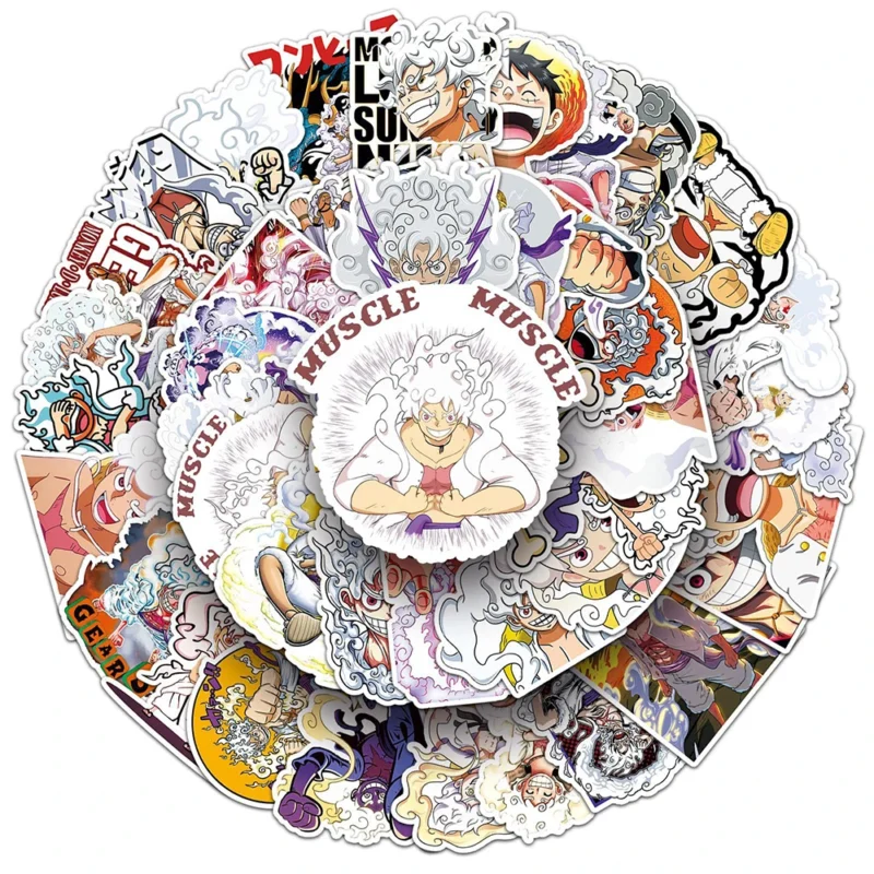 Luffy Gear 5 Stickers 10/30/50pcs - Image 2