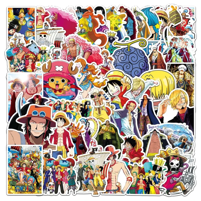 One Piece Sticker 10/30/50pcs 
