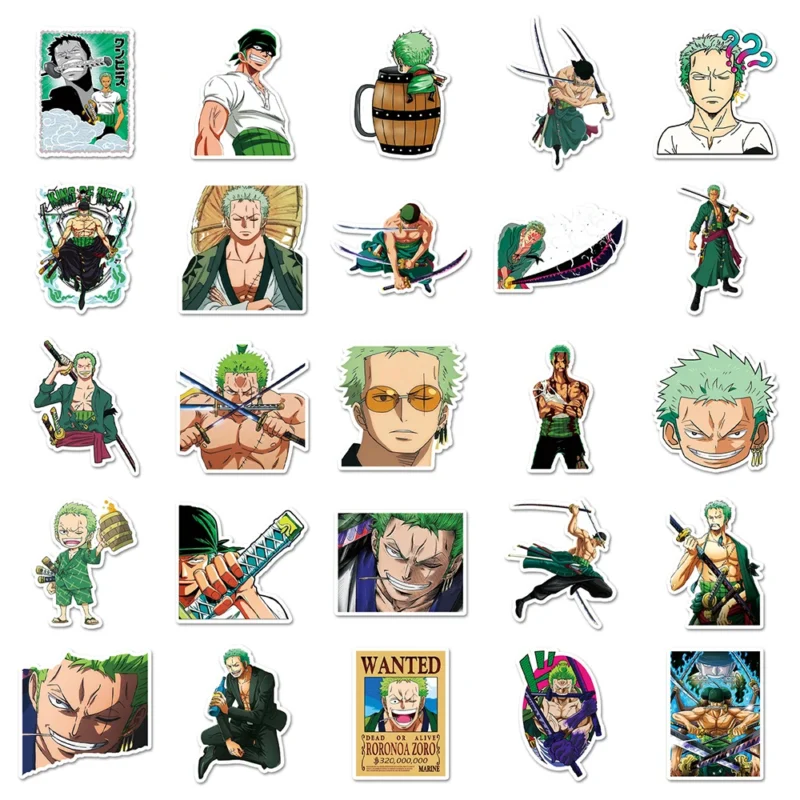 Roronoa Zoro Stickers 10/30/50pcs - Image 5